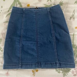 Free People Modern Femme Denim Mini Skirt Size 4 Women’s